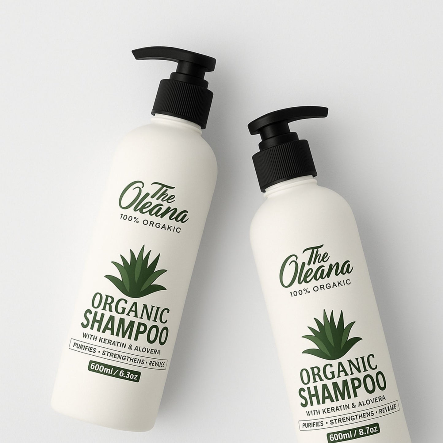 Organic Shampoo| Keratin + Herbal Nourishment for Smooth, Straight Hair