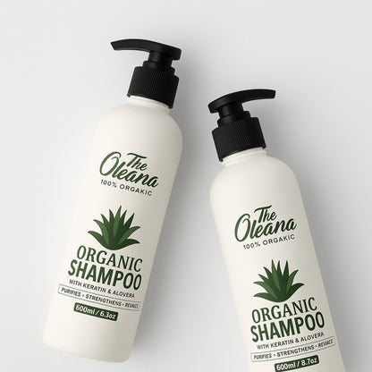 Organic Shampoo| Keratin + Herbal Nourishment for Smooth, Straight Hair