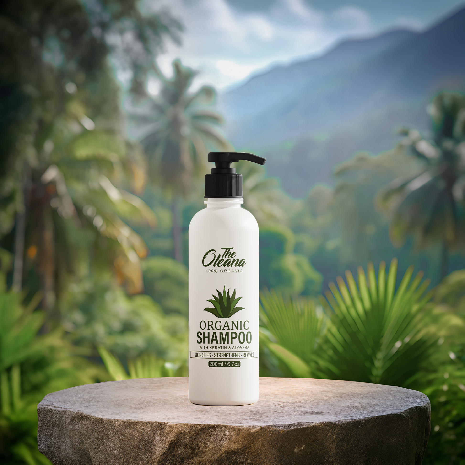 Organic Shampoo| Keratin + Herbal Nourishment for Smooth, Straight Hair